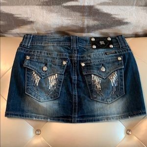 Miss Me size 28 Jean Skirt
